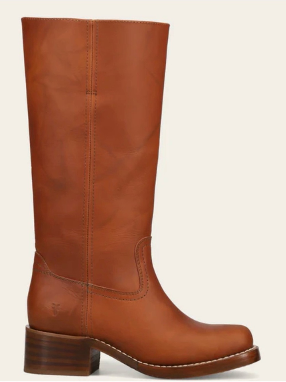 NEW! Frye Campus 14L - Tall Leather Riding Boots in Cognac Brown